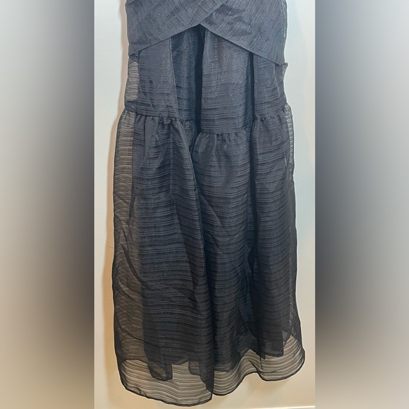 NWT Free People Hailey Black Dress Puff Sleeve Whimsigoth Fairy Size 4 - Picture 7 of 16